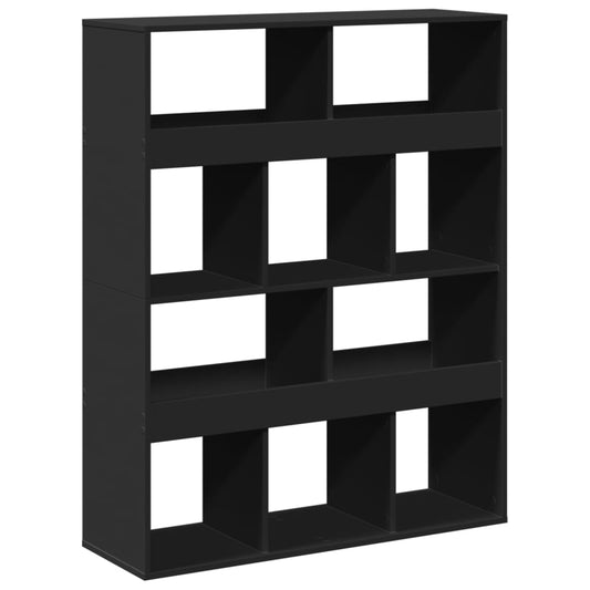 Bookcase Black 100x33x125,5 cm Engineered Wood Bookcase Black 100x33x125,5 cm Engineered Wood