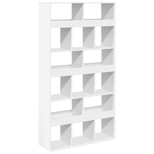 Bookcase White 100x33x187.5 cm Engineered Wood Bookcase White 100x33x187.5 cm Engineered Wood