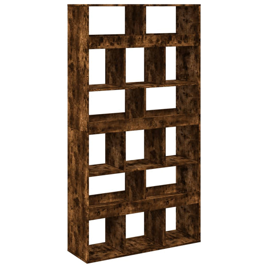 Bookcase Smoked Oak 100x33x187,5 cm Engineered Wood Bookcase Smoked Oak 100x33x187,5 cm Engineered Wood