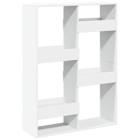 Bookcase White 100x33x135 cm Engineered Wood Bookcase White 100x33x135 cm Engineered Wood