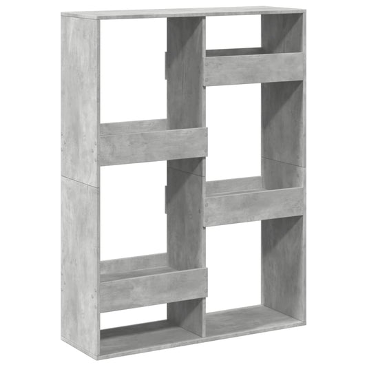 Bookcase Concrete Grey 100x33x135 cm Engineered Wood Bookcase Concrete Grey 100x33x135 cm Engineered Wood