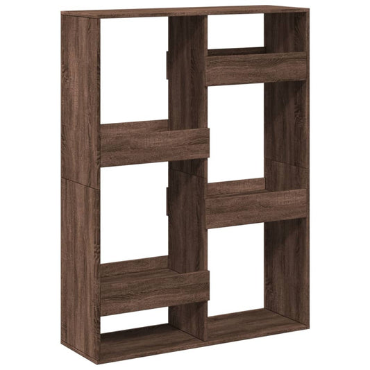 Bookcase Brown Oak 100x33x135 cm Engineered Wood Bookcase Brown Oak 100x33x135 cm Engineered Wood