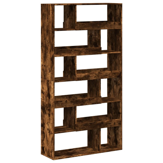 Room Divider Smoked Oak100x33x187.5 cm Engineered Wood Room Divider Smoked Oak100x33x187.5 cm Engineered Wood