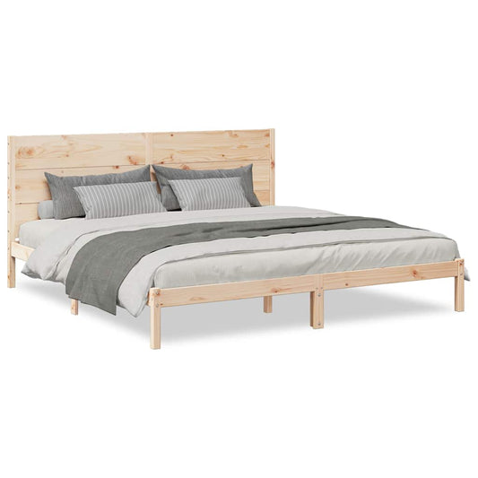 Extra Long Bed Frame without Mattress 200x220 cm Solid Wood Extra Long Bed Frame without Mattress 200x220 cm Solid Wood