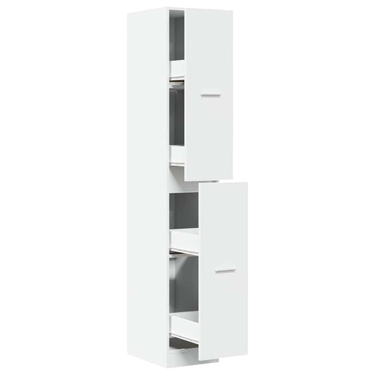 Apothecary Cabinet White 30x41x174,5 cm Engineered Wood Apothecary Cabinet White 30x41x174,5 cm Engineered Wood