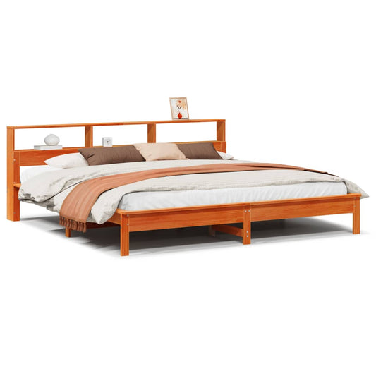 Bed Frame without Mattress Wax Brown 180x200 cm Super King Solid Wood Pine Bed Frame without Mattress Wax Brown 180x200 cm Super King Solid Wood Pine
