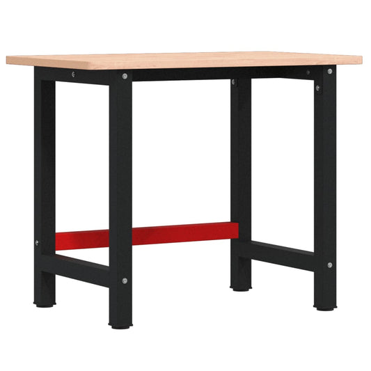 Workbench 100x60x81.5 cm Solid Wood Beech Rectangular Workbench 100x60x81.5 cm Solid Wood Beech Rectangular