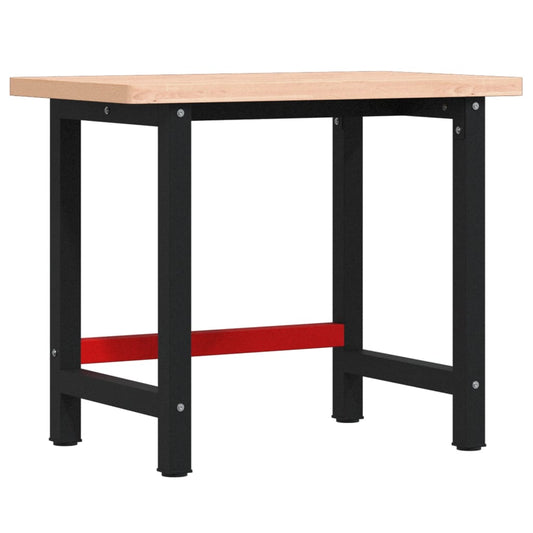 Workbench 100x60x83 cm Solid Wood Beech Rectangular Workbench 100x60x83 cm Solid Wood Beech Rectangular