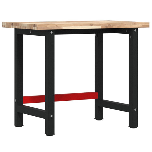 Workbench 100x60x83 cm Solid Wood Acacia Rectangular Workbench 100x60x83 cm Solid Wood Acacia Rectangular
