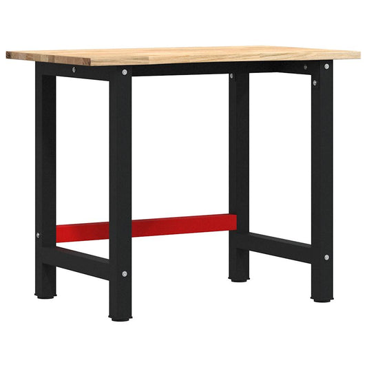 Workbench 100x60x81.5 cm Solid Wood Oak Workbench 100x60x81.5 cm Solid Wood Oak