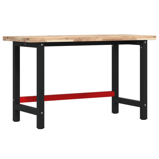 Workbench 140x60x83 cm Solid Wood Acacia Rectangular Workbench 140x60x83 cm Solid Wood Acacia Rectangular