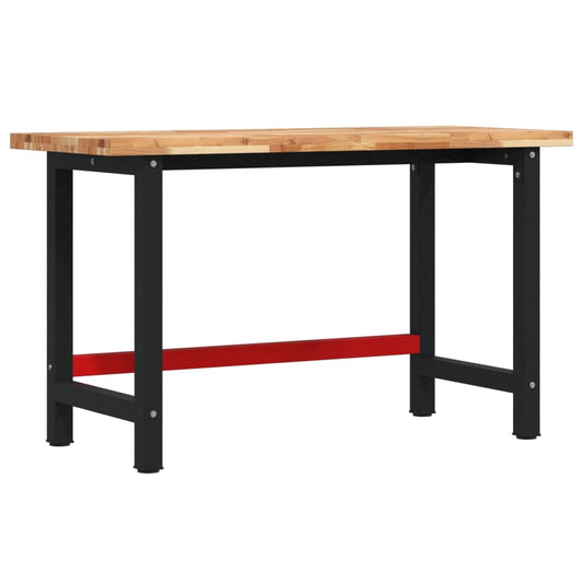 Workbench 140x60x83 cm Solid Wood Acacia Rectangular Workbench 140x60x83 cm Solid Wood Acacia Rectangular