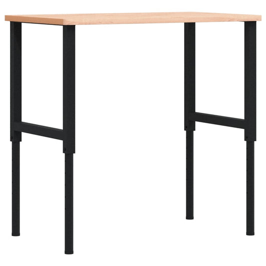 Workbench 100x60x(71.5-98) cm Solid Wood Beech Rectangular Workbench 100x60x(71.5-98) cm Solid Wood Beech Rectangular