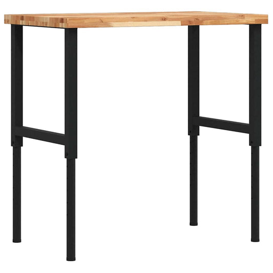 Workbench 100x60x(73-99,5) cm Solid Wood Acacia Rectangular Workbench 100x60x(73-99,5) cm Solid Wood Acacia Rectangular