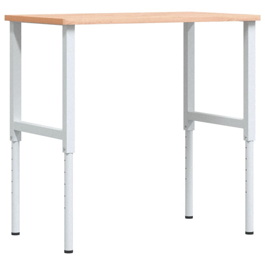 Workbench 100x60x(71.5-98) cm Solid Wood Beech Rectangular Workbench 100x60x(71.5-98) cm Solid Wood Beech Rectangular