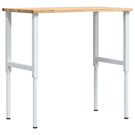 Workbench 100x60x(71.5-98) cm Solid Wood Oak Workbench 100x60x(71.5-98) cm Solid Wood Oak