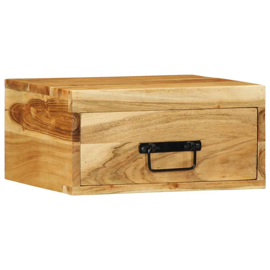 Wall-mounted Bedside Cabinets 2 pcs Solid Wood Acacia Wall-mounted Bedside Cabinets 2 pcs Solid Wood Acacia