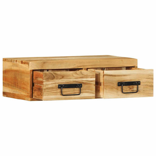 Wall-mounted TV Cabinet 60x30x19 cm Solid Wood Acacia Wall-mounted TV Cabinet 60x30x19 cm Solid Wood Acacia