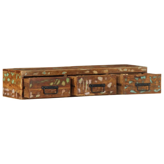 Wall-mounted TV Cabinet 100x30x19 cm Solid Wood Reclaimed Wall-mounted TV Cabinet 100x30x19 cm Solid Wood Reclaimed