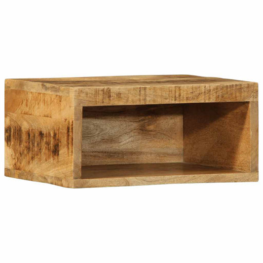 2 Piece Wall-mounted TV Cabinet Set Solid Rough Wood Mango 2 Piece Wall-mounted TV Cabinet Set Solid Rough Wood Mango
