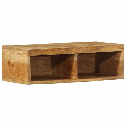 Wall-mounted TV Cabinet 60x30x19 cm Solid Rough Wood Mango Wall-mounted TV Cabinet 60x30x19 cm Solid Rough Wood Mango