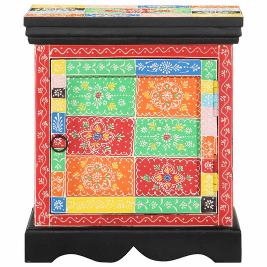 Bedside Cabinet Multicolour 40x35x45 cm Solid Wood Mango Bedside Cabinet Multicolour 40x35x45 cm Solid Wood Mango