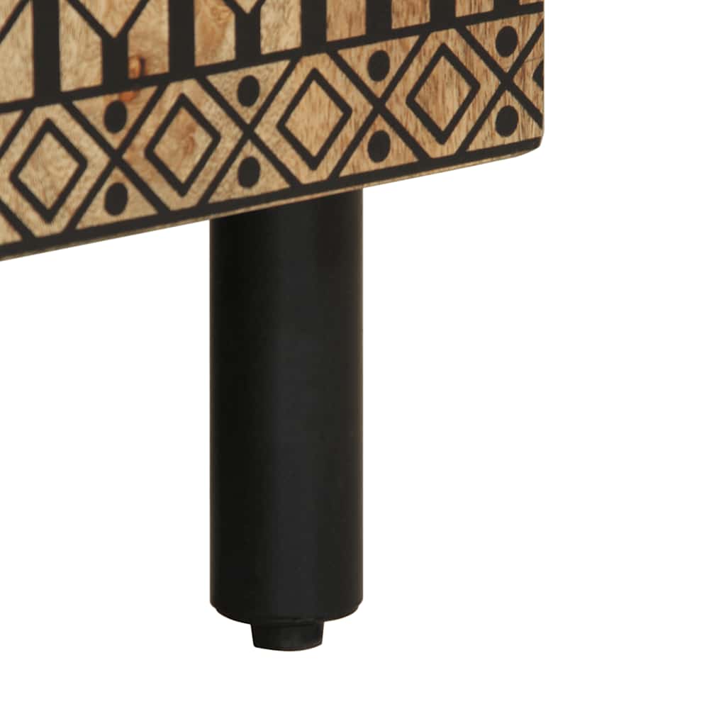 2 Piece Bathroom Furniture Set Solid Wood Mango