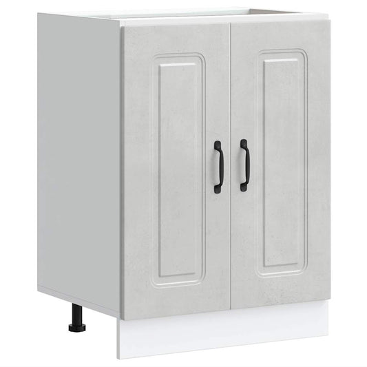 Sink Base Cabinet "Kalmar" Concrete Grey 60x46x81.5 cm Sink Base Cabinet "Kalmar" Concrete Grey 60x46x81.5 cm