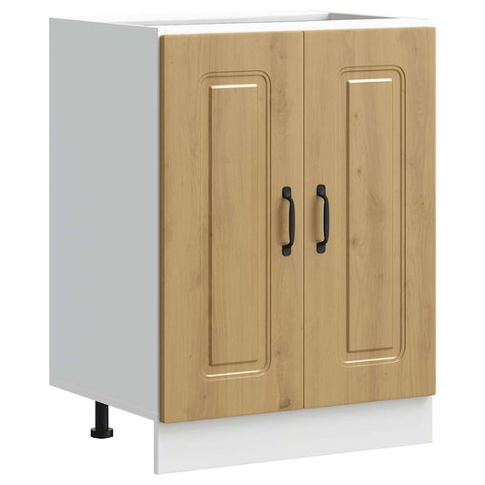 Sink Base Cabinet "Kalmar" Artisan Oak 60x46x81.5 cm Sink Base Cabinet "Kalmar" Artisan Oak 60x46x81.5 cm
