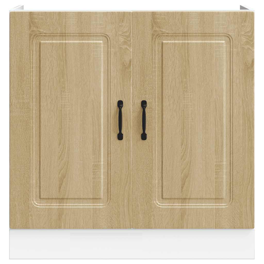Sink Base Cabinet "Kalmar" Sonoma Oak 80x46x81.5 cm