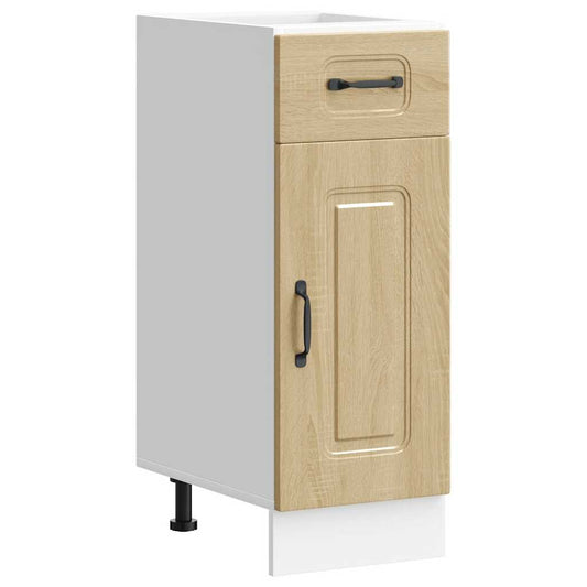 Kitchen Base Cabinet "Kalmar" Sonoma Oak Engineered Wood Kitchen Base Cabinet "Kalmar" Sonoma Oak Engineered Wood