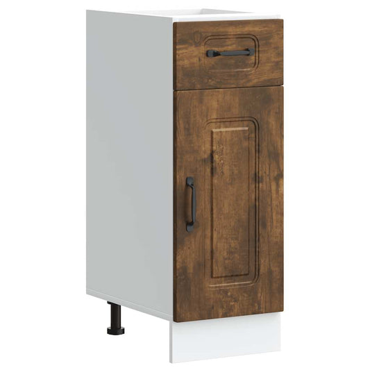 Kitchen Base Cabinet "Kalmar" Smoked Oak Engineered Wood Kitchen Base Cabinet "Kalmar" Smoked Oak Engineered Wood