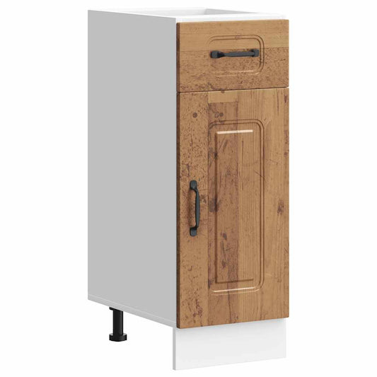 Kitchen Base Cabinet "Kalmar" Old Wood Engineered Wood Kitchen Base Cabinet "Kalmar" Old Wood Engineered Wood