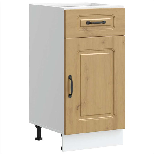 Kitchen Base Cabinet "Kalmar" Artisan Oak Engineered Wood Kitchen Base Cabinet "Kalmar" Artisan Oak Engineered Wood