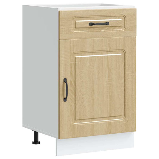 Kitchen Base Cabinet "Kalmar" Sonoma Oak Engineered Wood Kitchen Base Cabinet "Kalmar" Sonoma Oak Engineered Wood