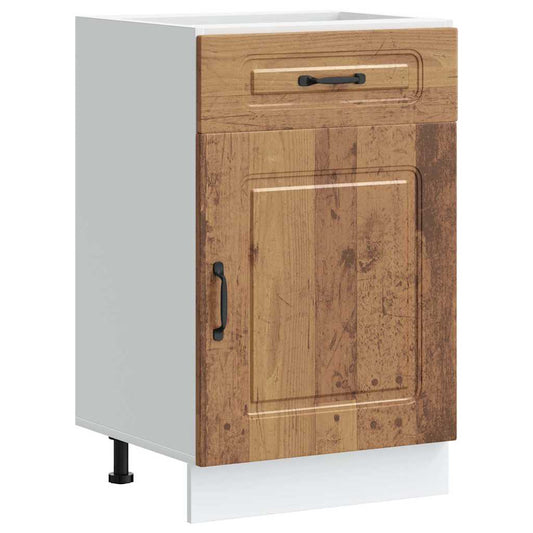 Kitchen Base Cabinet "Kalmar" Old Wood Engineered Wood Kitchen Base Cabinet "Kalmar" Old Wood Engineered Wood