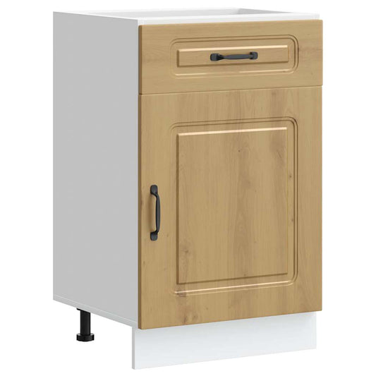 Kitchen Base Cabinet "Kalmar" Artisan Oak Engineered Wood Kitchen Base Cabinet "Kalmar" Artisan Oak Engineered Wood