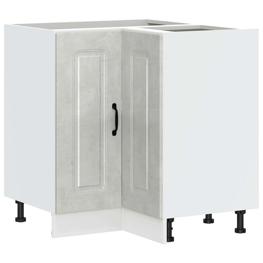 Kitchen Corner Base Cabinet "Kalmar" Concrete Grey Kitchen Corner Base Cabinet "Kalmar" Concrete Grey