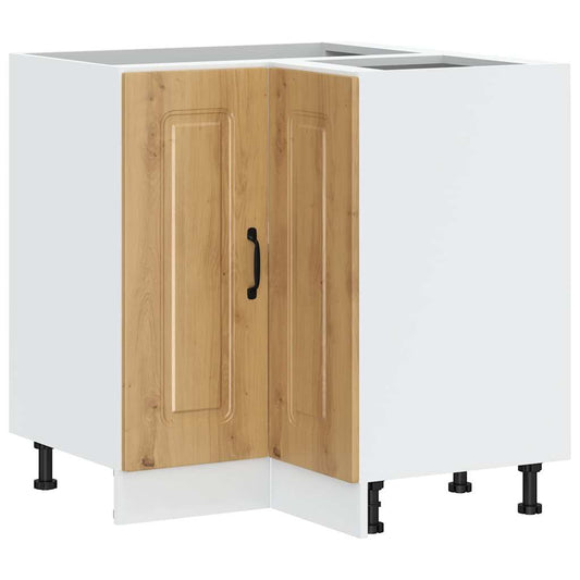 Kitchen Corner Base Cabinet "Kalmar" Artisan Oak Engineered Wood Kitchen Corner Base Cabinet "Kalmar" Artisan Oak Engineered Wood