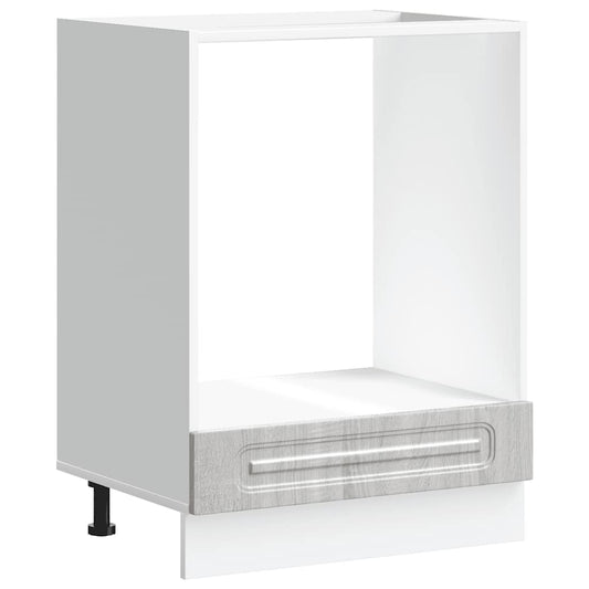 Oven Cabinet "Kalmar" Grey Sonoma Engineered Wood Oven Cabinet "Kalmar" Grey Sonoma Engineered Wood