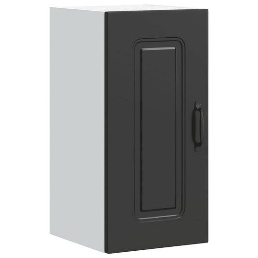 Kitchen Wall Cabinet Kalmar Black Engineered Wood Kitchen Wall Cabinet Kalmar Black Engineered Wood