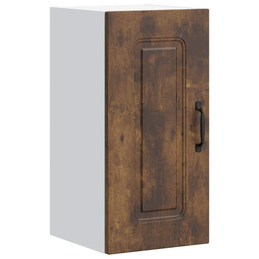 Kitchen Wall Cabinet Kalmar Smoked Oak Engineered Wood Kitchen Wall Cabinet Kalmar Smoked Oak Engineered Wood