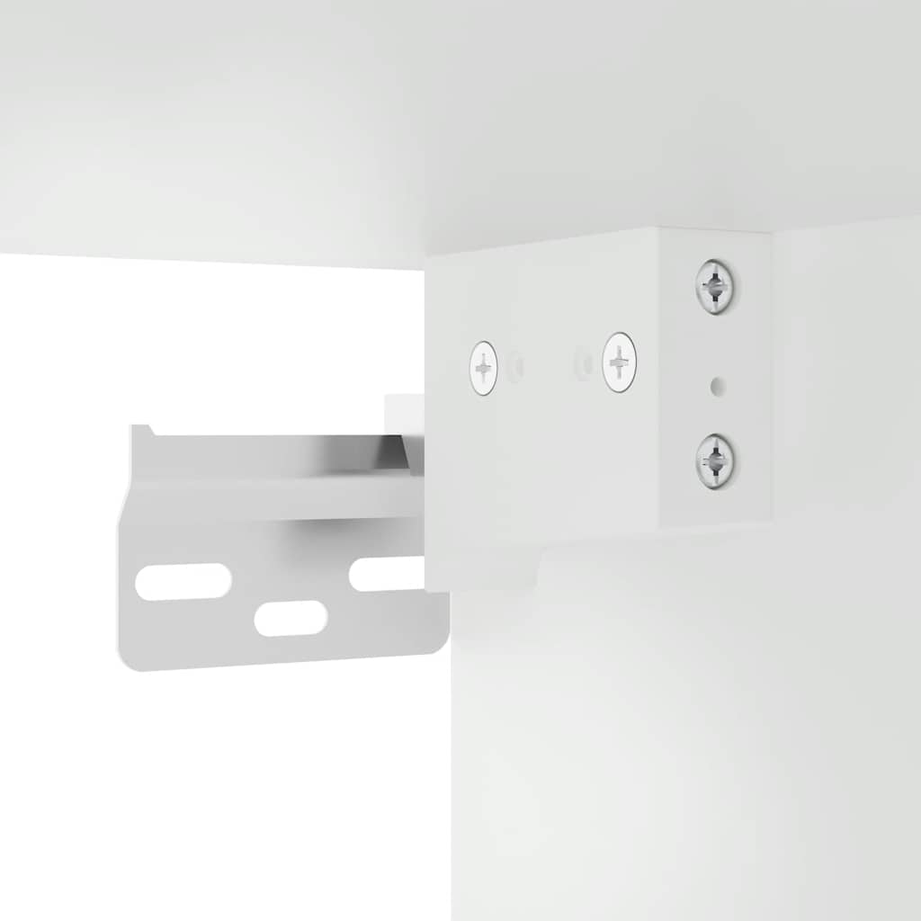 Kitchen Wall Cabinet "Kalmar" White Engineered Wood