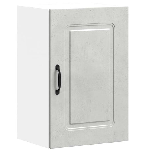 Kitchen Wall Cabinet Kalmar Concrete Grey Engineered Wood Kitchen Wall Cabinet Kalmar Concrete Grey Engineered Wood