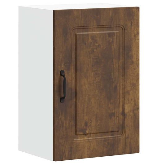 Kitchen Wall Cabinet "Kalmar" Smoked Oak Engineered Wood Kitchen Wall Cabinet "Kalmar" Smoked Oak Engineered Wood