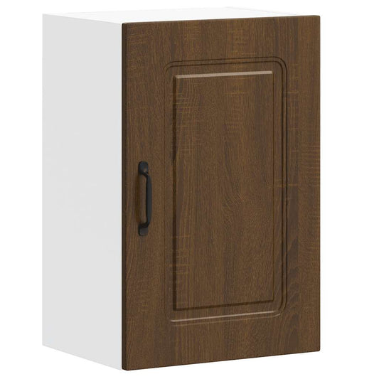 Kitchen Wall Cabinet "Kalmar" Brown Oak Engineered Wood Kitchen Wall Cabinet "Kalmar" Brown Oak Engineered Wood