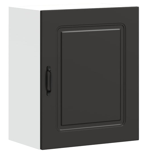 Kitchen Wall Cabinet Kalmar Black Engineered Wood Kitchen Wall Cabinet Kalmar Black Engineered Wood