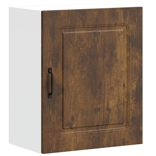 Kitchen Wall Cabinet Kalmar Smoked Oak Engineered Wood Kitchen Wall Cabinet Kalmar Smoked Oak Engineered Wood