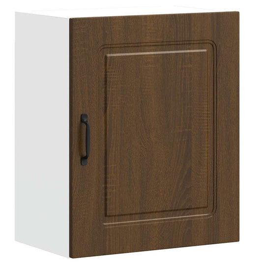 Kitchen Wall Cabinet Kalmar Brown Oak Engineered Wood Kitchen Wall Cabinet Kalmar Brown Oak Engineered Wood