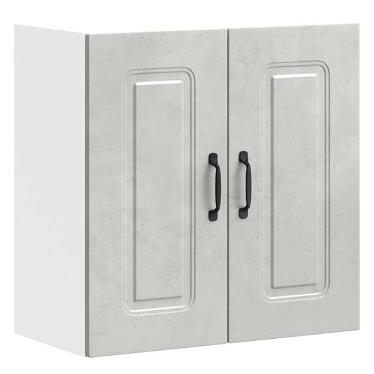 Kitchen Wall Cabinet Kalmar Concrete Grey Engineered Wood Kitchen Wall Cabinet Kalmar Concrete Grey Engineered Wood